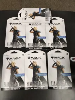Magic the Gathering Final Fantasy Sleeved Booster Pack (x7) NEW / SEALED - Image 1