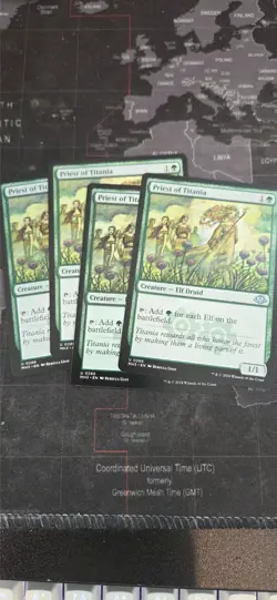 MtG Priest of Titania x4 - Image 1