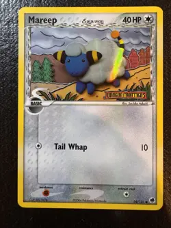 Pokemon TCG Mareep Dragon Frontiers Stamp Holo #54/101 - Image 1