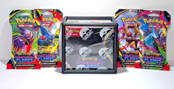 Pokemon Phantasmal Flames (ME02) Booster Box + Art set of Sleeved Packs (Sealed) - Image 1