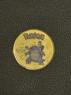 Pokemon Blastoise Gold Collectible Coin Card Gift Souvenir Rare Pokemon - Image 2