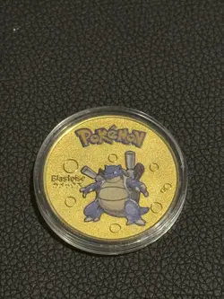 Pokemon Blastoise Gold Collectible Coin Card Gift Souvenir Rare Pokemon - Image 5