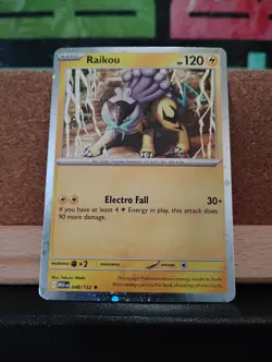 Pokemon Raikou 48/132 Cosmo Holo Promo English NM - Image 1