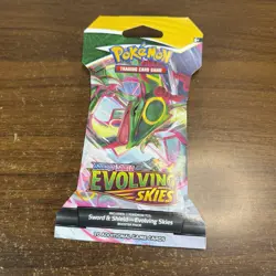 Pokemon TCG: Sword & Shield Evolving Skies Sleeved Rayquaza Lot of 4 - Image 1