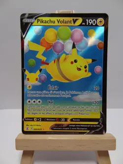 Carte Pokemon " Pikachu Volant V " 006/025 - Celebrations 25 Ans - EB7.5 NEUF FR - Image 2