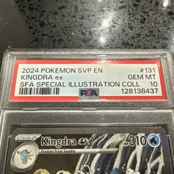 Pokemon TCG Kingdra EX Sir 131 SV Shrouded Fable Promo Card PSA 10 - Image 4