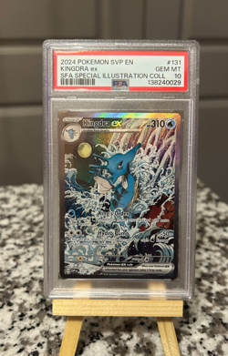 Pokemon TCG Kingdra ex SFA Special Illustration Coll. Promo SVP EN 131 PSA 10 - Image 1
