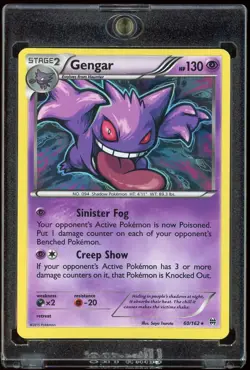 2016 Pokemon TCG XY Breakthrough Gengar Rare Holo Card #60/162 - Image 1