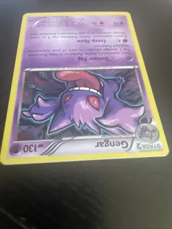 Pokemon Gengar TCG XY Breakthrough Holo Rare Card 60/162 (Cosmos) - Image 4