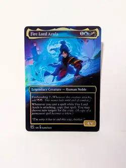 Fire Lord Azula Custom MTG Commander Card | Foil Art Overlay Avatar - Image 1