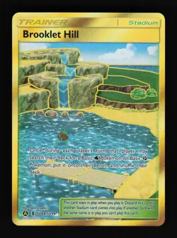 Brooklet Hill SV88/SV94 Hidden Fates GOLD Pokemon Card - Image 1