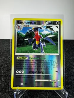 Garchomp 9/123 Mysterious Treasures Reverse Holo Pokemon TCG LP - English - Image 1