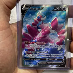 Pokemon Drapion V (Full Art) 182/196 Swsh11: Lost Origin Pokemon TCG NM/MT Card - Image 1