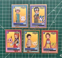 Digimon Fox Kids Promo Introductory Series 2 lot of 5 cards Complete 2000 Bandai - Image 1