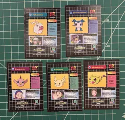 Digimon Fox Kids Promo Introductory Series 2 lot of 5 cards Complete 2000 Bandai - Image 2