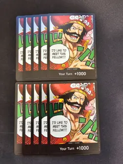 10x Gol D Roger Foil DON!! Playset - One Piece TCG Card - OP-13 English - Image 1