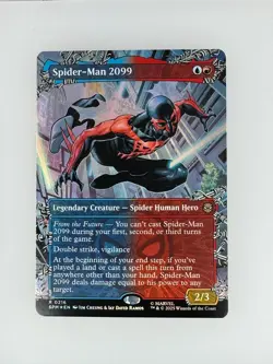 MTG Marvel's Spider-Man Spider-Man 2099 (0216) (Borderless Foil) 216 NM - Image 1