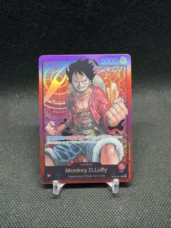 One Piece English Monkey.D.Luffy ST01-001 Leader Foil - Free Shipping - Image 1