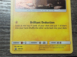 POKEMON CARD HOLO DETECTIVE PIKACHU SM194 PROMO 2019 LP - Image 3