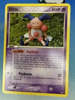 Ditto 12/17 Pop Series 3 Non-holo Rare 2006 Mr. Mime Yuka Morii Pokemon Card - Image 1