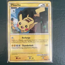 Pokemon 2010 Black Star Promo Rare Holo Pikachu #HGSS03 - Image 3