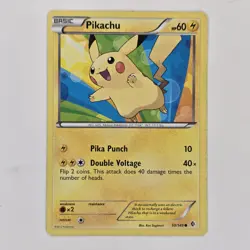 Pikachu 50/149 Common BW Boundaries Crossed LP Pokemon - Image 1