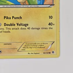 Pikachu 50/149 Common BW Boundaries Crossed LP Pokemon - Image 5