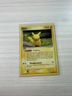 Pokemon TCG Ditto Pikachu Delta Species, LP-/mp+ Condition, 63/113 - Image 1