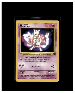 1999 Pokemon TCG Mewtwo (Movie Promo) 03/53 WOTC Promo Regular - Image 1