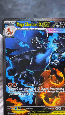 Mega Charizard X EX SIR 125/094 (English) Phantasmal Flames Pokemon TCG - Image 2