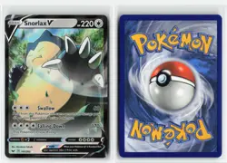 SNORLAX V 141/202 SWORLD SHIELD BASE SET POKEMON TCG NM - Image 3