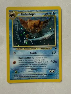 Pokemon TCG Kabutops Holo Rare Unlimited Neo Discovery NM! - Image 1