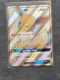 Eevee GX SM242 Black Star Promo Full Art Rare Pokemon TCG - NM - Image 1