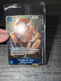 Carte One Piece Portgas.D.Ace P-074 Promo Tin Box Foil Francais Scelle / Sealed - Image 3