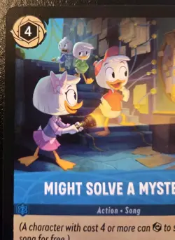 Might Solve A Mystery 163/204 Uncommon Whispers In The Well Disney Lorcana TCG - Image 2