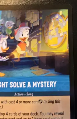 Might Solve A Mystery 163/204 Uncommon Whispers In The Well Disney Lorcana TCG - Image 3