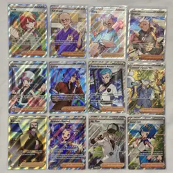 Pokemon TCG Full Art Trainer Cards (Lot Of 12) SWSH SV all near mint - Image 1