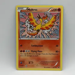 Moltres 9/124 XY Fates Collide Rare Common Pokemon TCG LP - Image 3