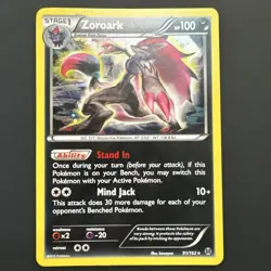 Zoroark 91/162 Cosmos Holo Rare XY Breakthrough Pokemon TCG Near Mint - Image 1