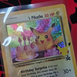 Pokemon TCG Birthday Pikachu #24 Celebrations 25th Anniversary .. - Image 1