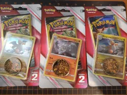 Pokemon 2019 Sun & Moon Team Up Blister (2) 3 Card Mini Booster Packs LOT OF 3 - Image 1