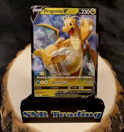 Pokemon Dragonite Card Lot 3 NM V Holo McDonalds 2024 Team Up Go Trading Cards - Image 2