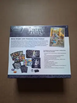 [Factory Sealed] Pokemon TCG: Scarlet Violet Paldean Fates Elite Trainer Box - Image 3