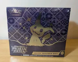 Paldean Fates Scarlet & Violet Sealed Elite Trainer Box Pokemon TCG - Image 1