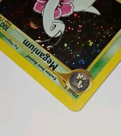 Vintage MEGANIUM 10/111 Unlimited - Holo Rare Pokemon Card - Neo Genesis - LP - Image 5
