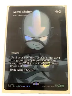 Aang's Shelter Foil Near Mint TLE M White Avatar MTG WOTC (Teferi’s Protection) - Image 1