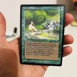 MTG Sylvan Paradise Legends Regular Magic the Gathering LP - Image 1