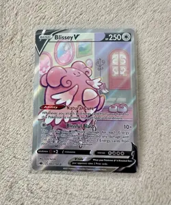 Pokemon TCG Blissey V 183/198 Chilling Reign Alternate Art Full Art Near Mint - Image 1