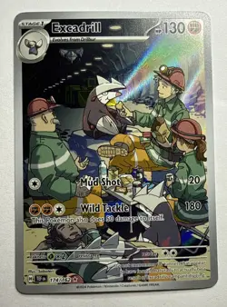 Excadrill Illustration Rare SV05: Temporal Forces 174/162 Pokemon TCG Near Mint - Image 1