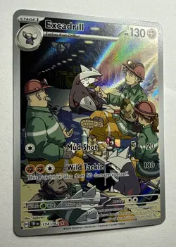 Excadrill Illustration Rare SV05: Temporal Forces 174/162 Pokemon TCG Near Mint - Image 2